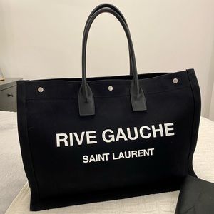 Authentic Saint Laurent Rive Gauche Tote with dust bag - Excellent condition!